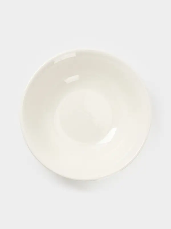 Тарелки глубокие Доляна White Label, набор 2 шт., 1.5 л, фарфор, белые