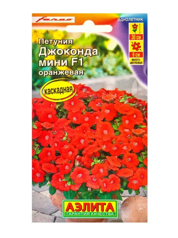 Семена цветов Петуния Джоконда мини F1 оранжевая (драже в пробирке) С. Farao, Ц/П,5 шт. Семена цветов Петуния Джоконда мини F1 оранжевая (драже в пробирке) С. Farao, Ц/П,5 шт.