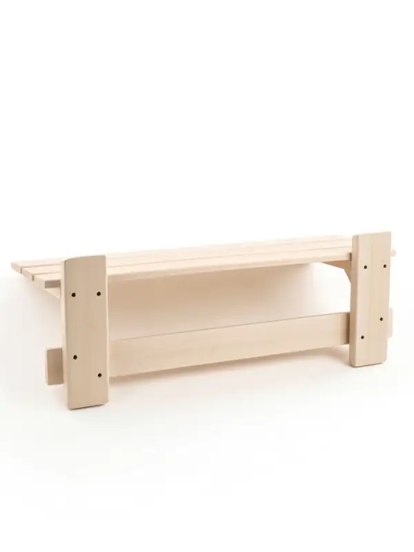 Полка - вешалка "Сосновская №1" 7 крючков 79х27х29 см