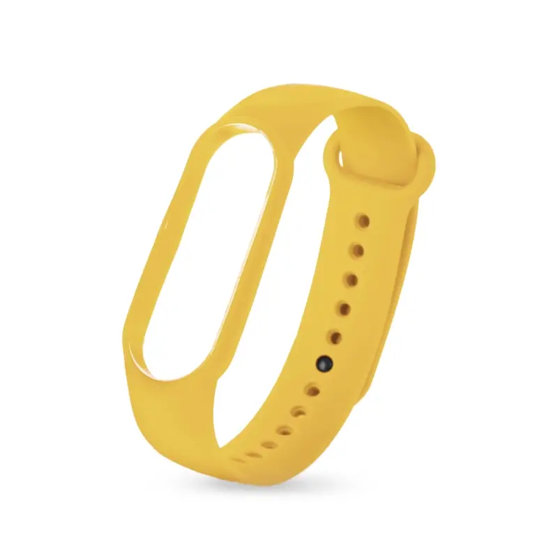 Ремешок для Mi 3/4 band silicon loop Yellow