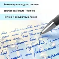 Ручка гелевая сo стираемыми чернилами ErichKrause R=301 Mine Block, узел 0.5, синяя
