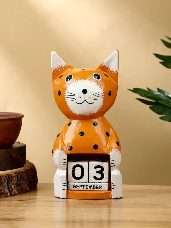 Календарь настольный «Котенок», 10×6×21 см, дерево Календарь настольный «Котенок», 10×6×21 см, дерево