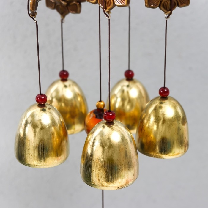 Музыка ветра металл Музыка ветра металл "Ганеша" 5 колокольчиков 48 см