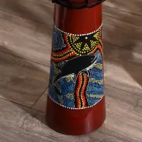 Сувенирный музыкальный инструмент барабан джембе «Цветной», 70×25×25 см, МИКС Сувенирный музыкальный инструмент барабан джембе «Цветной», 70×25×25 см, МИКС