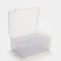 Органайзер для украшений QF, антиокислительный на 14 ячеек, 16.5&times;12&times;6 см, прозрачный