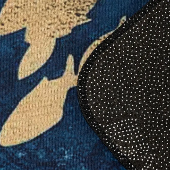 Коврики для ванной и туалета Доляна &laquo;Рыбки&raquo;, 3 шт., 50&times;80 см, 50&times;40 см, 40&times;43 см