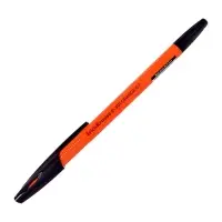 Ручка шариковая ErichKrause R=301 Orange Stick, узел 0.7 мм, чёрная