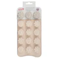 VETTA Форма силиконовая для шоколада и льда 15 ячеек, 21x10x1,6см "Шоколадка", 3 цвета