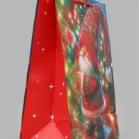 Пакет подарочный &laquo;Новогодние заботы&raquo;, 26&times;12&times;32 см