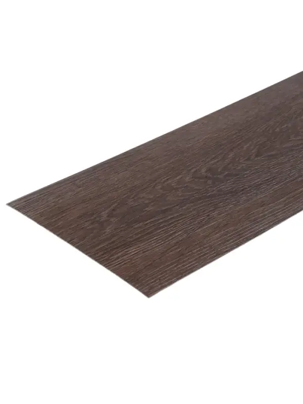 Плитка виниловая самоклеящаяся 91х15 см, орех