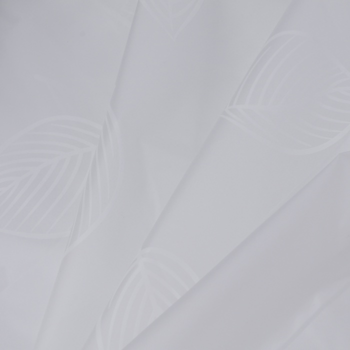 Штора для ванной «Осень», с люверсами, с утяжелителями, PEVA, 180×180 см, белая