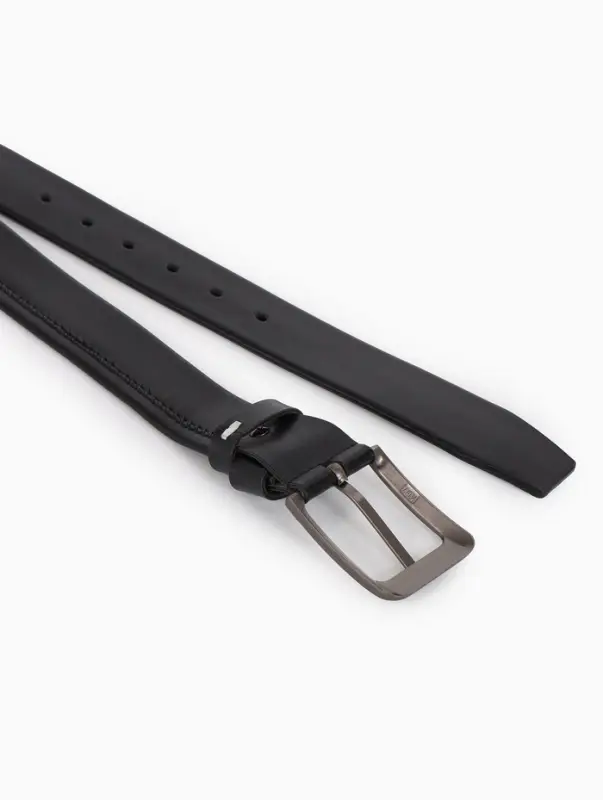 Ремень мужской &laquo;Великан&raquo; для полных, ширина 3.8 см, винт, пряжка металл, чёрный