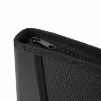 Папка на молнии А4, 2 отделения, Calligrata, 350&times;282&times;33 мм, пластик, 4 кармана, бизнес-класс, черная