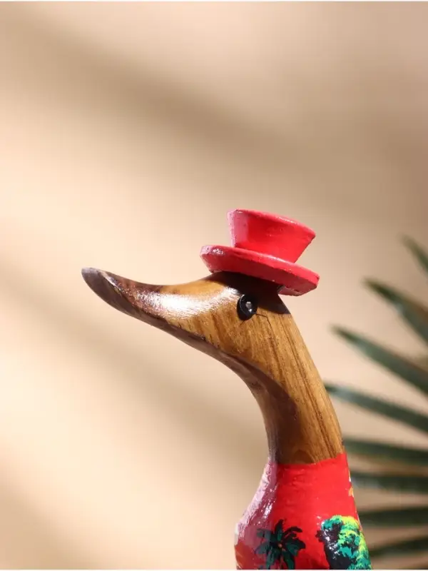 Сувенир &laquo;Утка с пейзажем&raquo;, 13&times;9&times;27 см, дерево