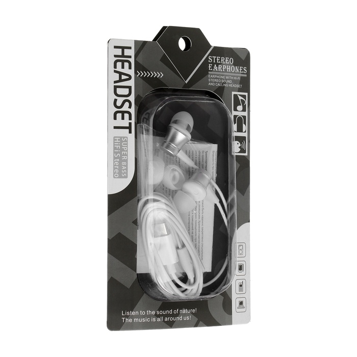 Наушники CB-53, проводные, вакуумные, микрофон, 1 м, Type-C, белые Наушники CB-53, проводные, вакуумные, микрофон, 1 м, Type-C, белые