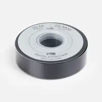 Лента атласная TEIRA, двухсторонняя, 25 мм, 25&plusmn;1 м, чёрная №0030