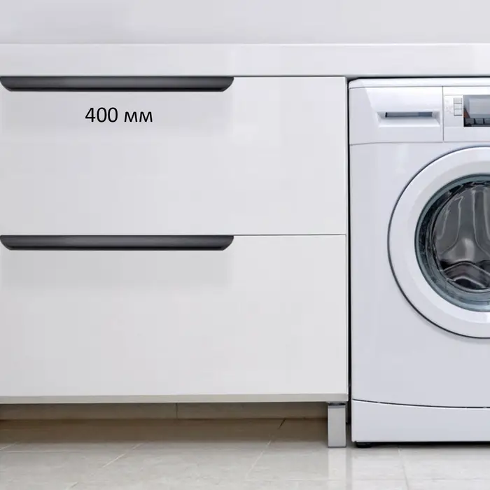 Ручка торцевая CAPPIO RT002BL, L=400 мм, м/о 256 мм, цвет черный, 4 шт.