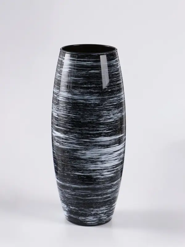 Ваза «Прованс», h=26 см, стекло, чёрная