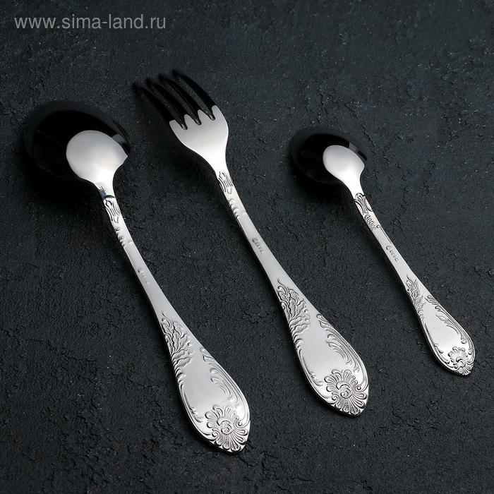 Набор столовых приборов «Императорский», 18 предметов, картонная коробка Набор столовых приборов «Императорский», 18 предметов, картонная коробка