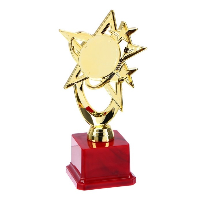 Наградная фигура «Звезда» A, подставка пластик красная, 24,5 х 14 х 7,5 см. Наградная фигура «Звезда» A, подставка пластик красная, 24,5 х 14 х 7,5 см.