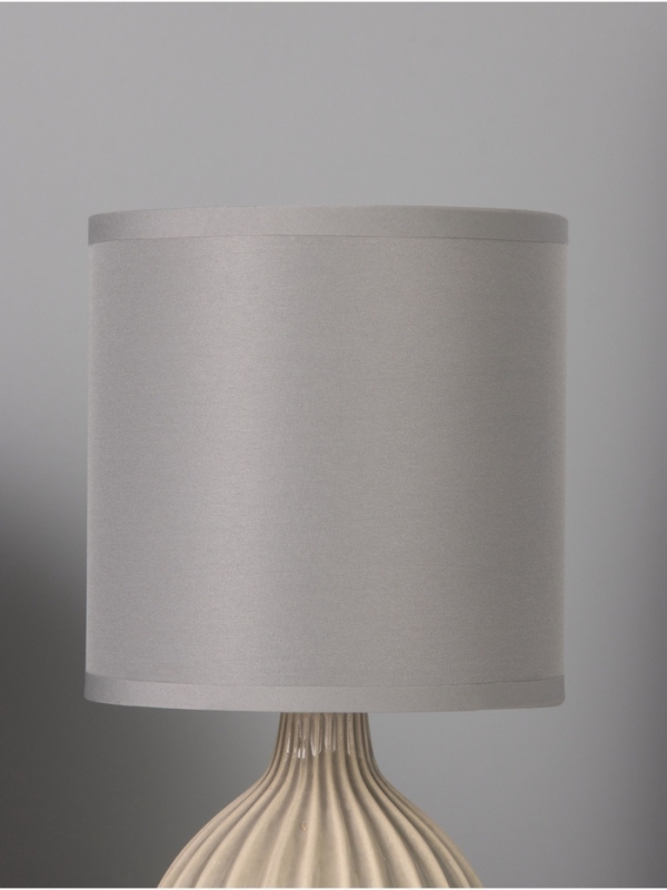 Лампа настольная Лампа настольная "Капли" 40Вт Е14 серый 12х12х24см