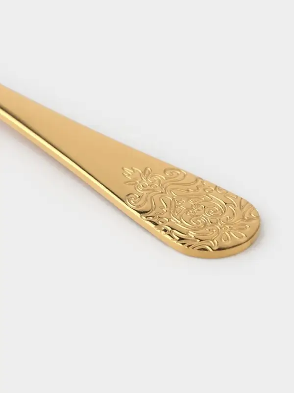 Вилки столовые Доляна &laquo;Эмили&raquo;, длина 20.5 см, 6 шт., нержавеющая сталь, золотистые