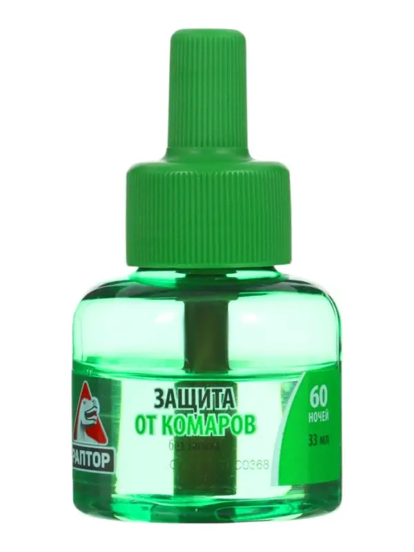 Дополнительный флакон-жидкость от комаров &laquo;Раптор&raquo;, без запаха, 60 ночей