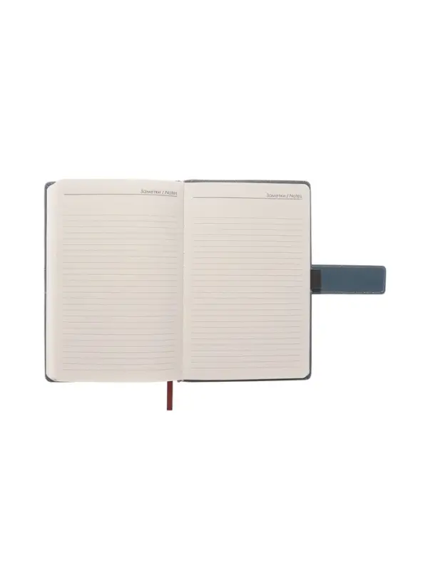 Ежедневник недатированный формат А5, с хлястиком, 128л, линия, пвх, Индиго Ежедневник недатированный формат А5, с хлястиком, 128л, линия, пвх, Индиго