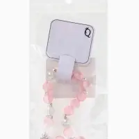 Браслет с подвесками &laquo;Сахарный. Звезда&raquo;, шар №10/8, d=6 см, розовый, белый матовый в серебре