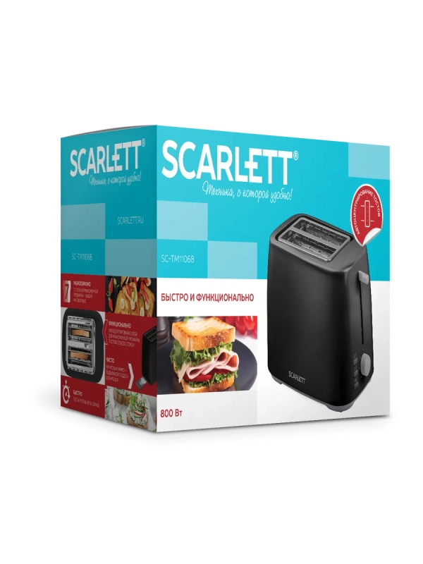Тостер кухонный электрический для хлеба SC-TM11068 Тостер кухонный электрический для хлеба SC-TM11068