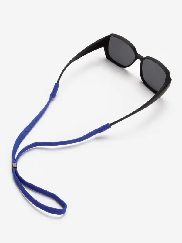 Шнурок для очков на шею 58 см, синий Шнурок для очков на шею 58 см, синий