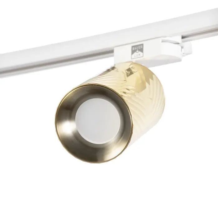Светильник трековый BayerLux Simple &laquo;Алисер&raquo; GU10, 220 В, 7.5&times;7.5&times;20 см, золото