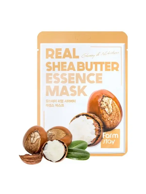 Тканевая маска для лица FarmStay с маслом ши