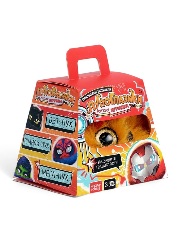 Мягкая игрушка «Лупоглазики. Плюшевые мстители: Броне-пух» Мягкая игрушка «Лупоглазики. Плюшевые мстители: Броне-пух»