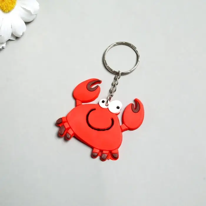 Брелок резина "Подводный мир" МИКС 4,5х5,5 см