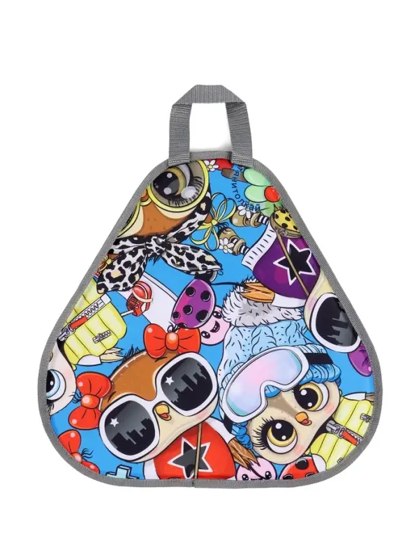 Ледянка мягкая треугольная Sova, голубой, рисунок МИКС Ледянка мягкая треугольная Sova, голубой, рисунок МИКС