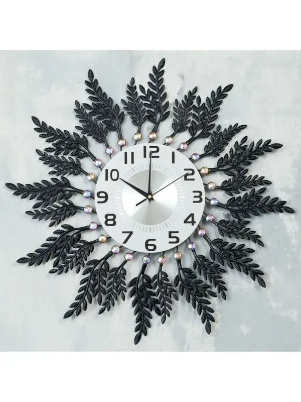 Часы настенные интерьерные &laquo;Эген&raquo;, серия: Ажур, дискретный ход, d=60 см, циферблат d=22 см, от батарейки 1хАА