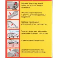 Автопластилин с преобразователем ржавчины Эффект, 300 г