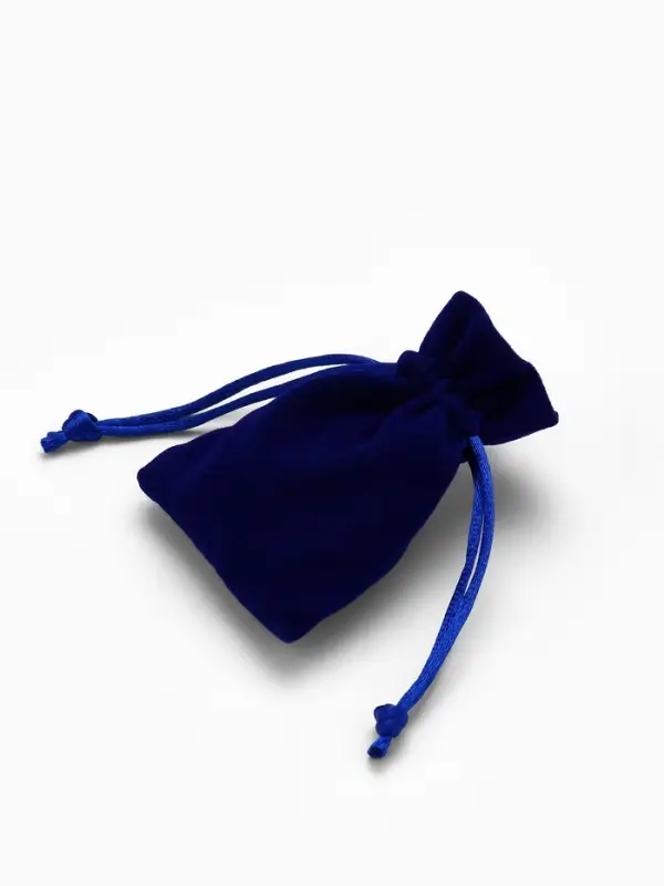 Набор бархатных подарочных мешочков 50шт. &laquo;Классика&raquo;, 6&times;8, цвет синий (4621396)