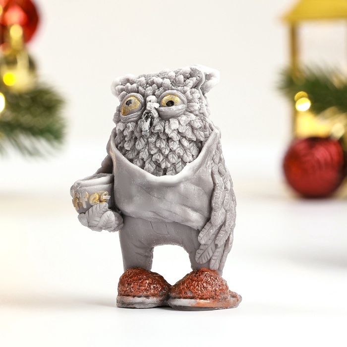 Фигурное мыло Фигурное мыло "Сова - С Добрым утром" 9х6х4,5см/80гр