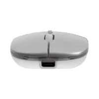 Мышь MB-2.4 беспроводная, оптическая, подсветка, 800-1600 dpi, USB, Bluetooth, серебристая