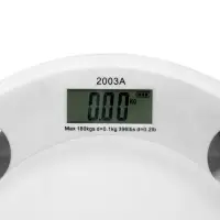 Весы напольные LVE-001, электронные, до 180 кг, 2хААА, стекло, белые