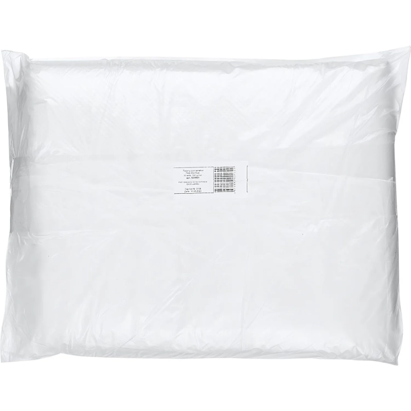 Пакет фасовочный для запайки, ПНД, 60x90см 12мкм, прозрачный 100 шт/уп