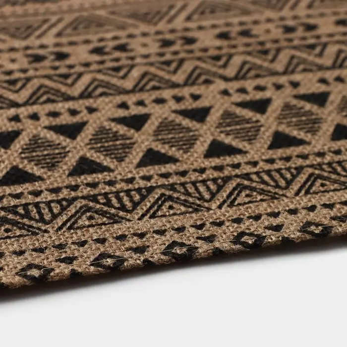 Салфетка сервировочная на стол «Старина», 44,6×29,5 см, цвет чёрный