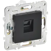 SKANDY Розетка компьютерная RJ45 кат.5E SK-K01Bl черный IEK