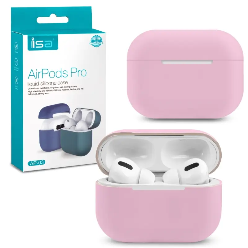 Чехол Apods Pro Silicon Case ISA Pink Чехол Apods Pro Silicon Case ISA Pink