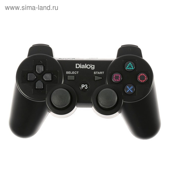 Геймпад Dialog Gan-Kata GP-A16RF, беспроводной, вибрация, для PS3, USB, черный Геймпад Dialog Gan-Kata GP-A16RF, беспроводной, вибрация, для PS3, USB, черный