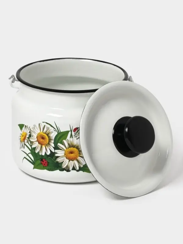 Бидон 2л (белая)Без декора