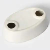 Аксессуары для ванной Доляна &laquo;Дерево&raquo;, 4 предмета, дозатор 300 мл, мыльница, 2 стакана, белые