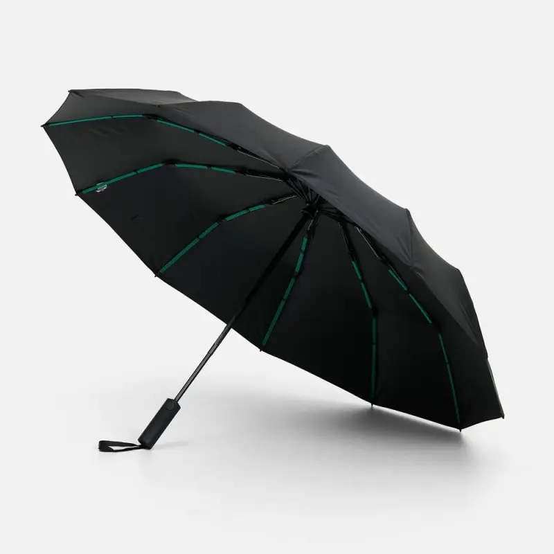 Зонт складной с УФ-защитой Ribstar, черный